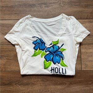 Y2K Hollister V Neck Tee